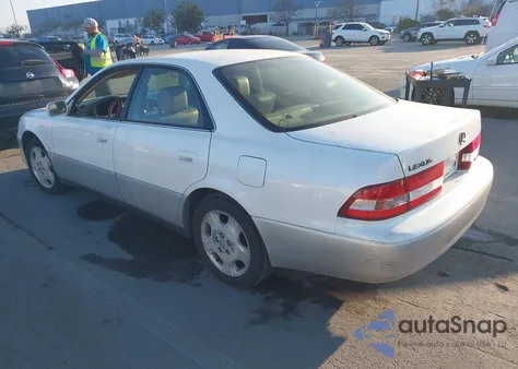 2000 Lexus Es 300 z USA, uszkodzony, nr VIN JT8BF28G7Y0286007